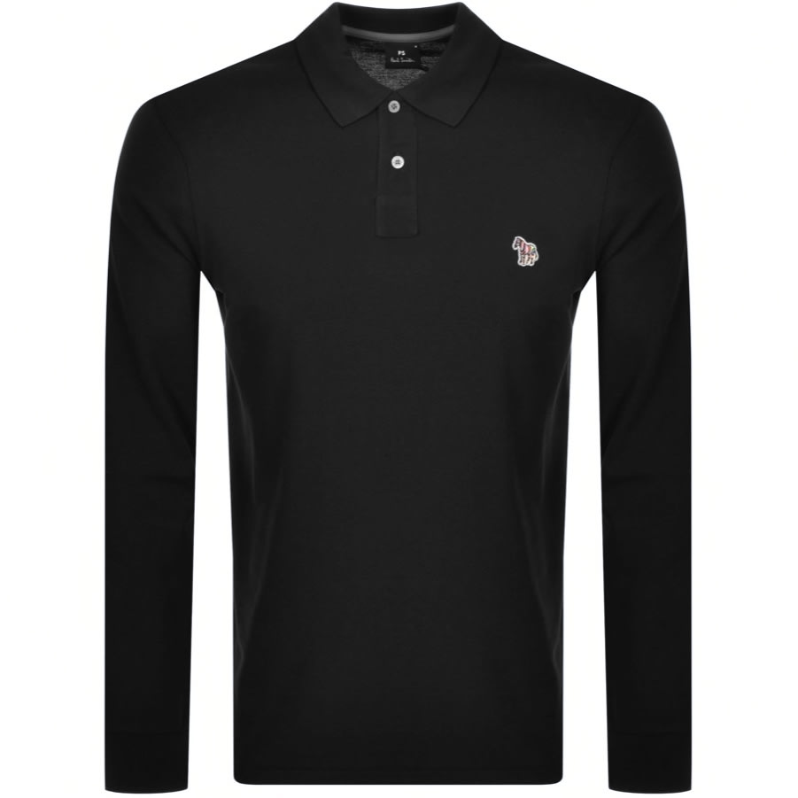 Alternative Image for ProductPS By Paul Smith Long Sleeve Polo T Shirt Black1